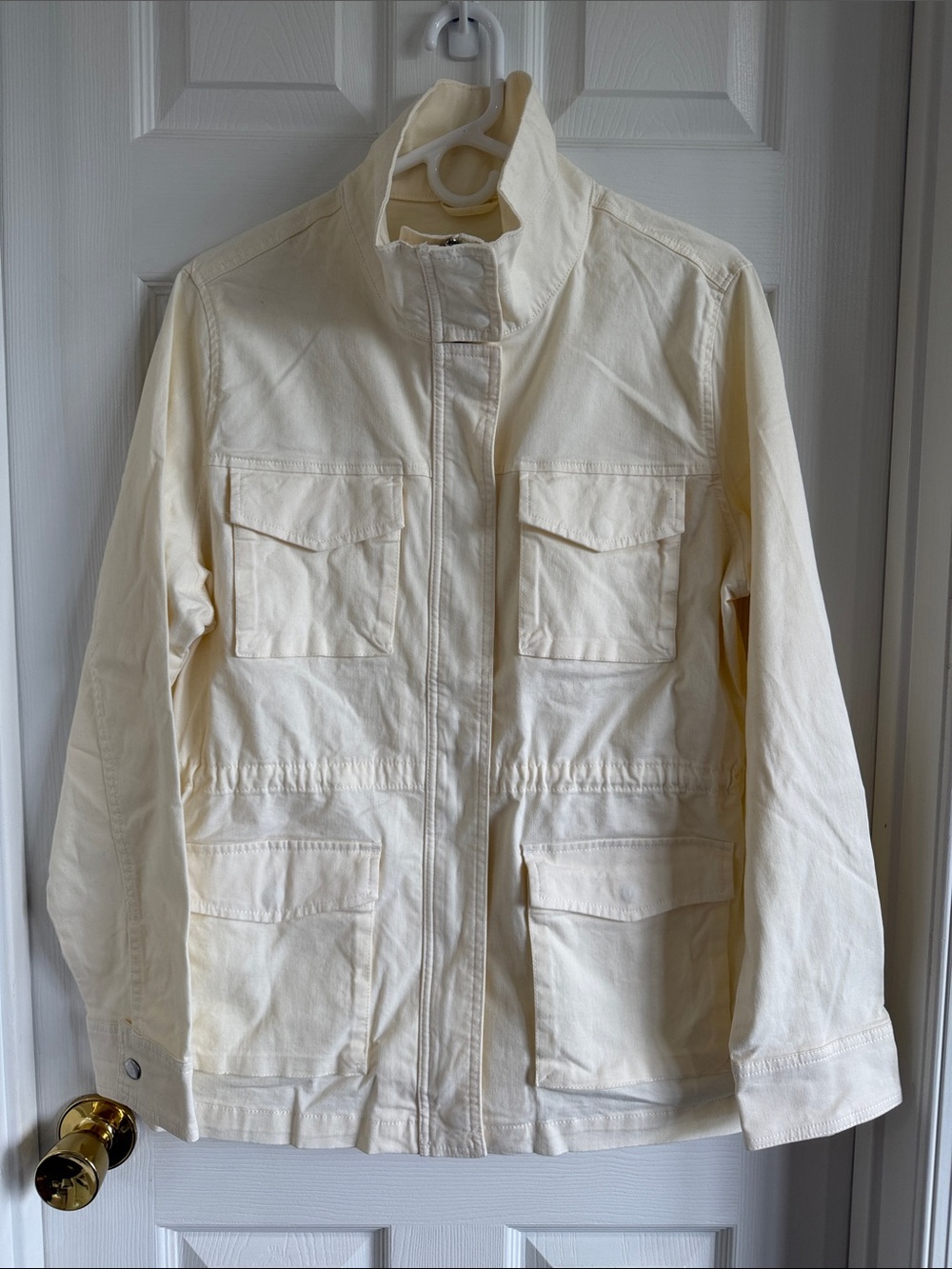 NWOT Amazon Essentials Cream Utility Field Jacket